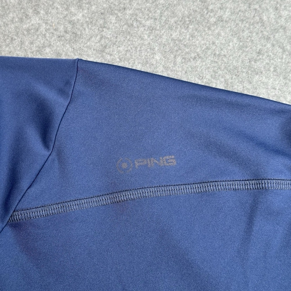 Ping‎ SensorCool 1/4 Zip Pullover XL Blue Golf Performance Shirt - Picture 6 of 9